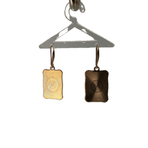 Ohrring in Rechteckform