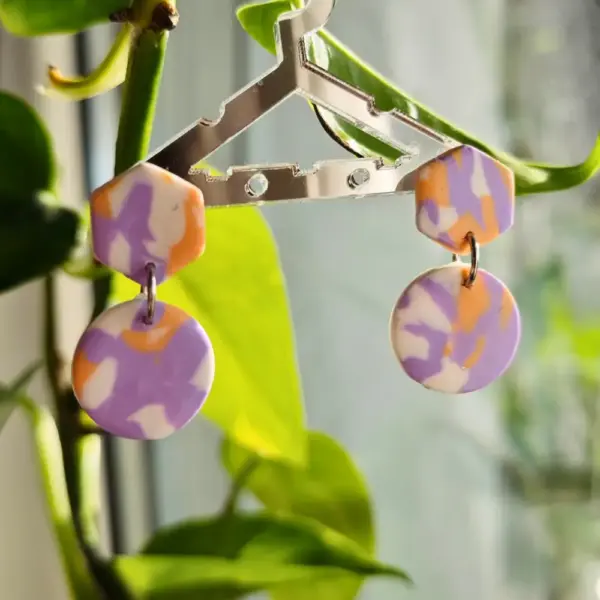Ohrring Orchidee