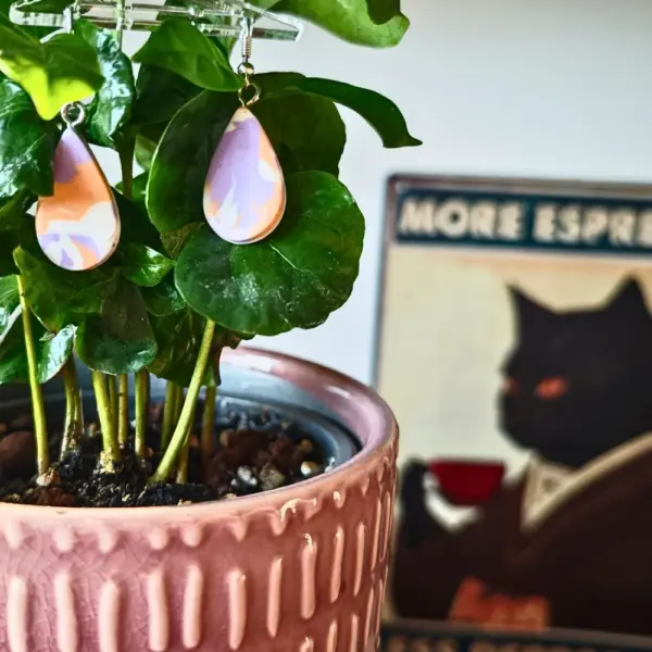 Ohrring Hortensie