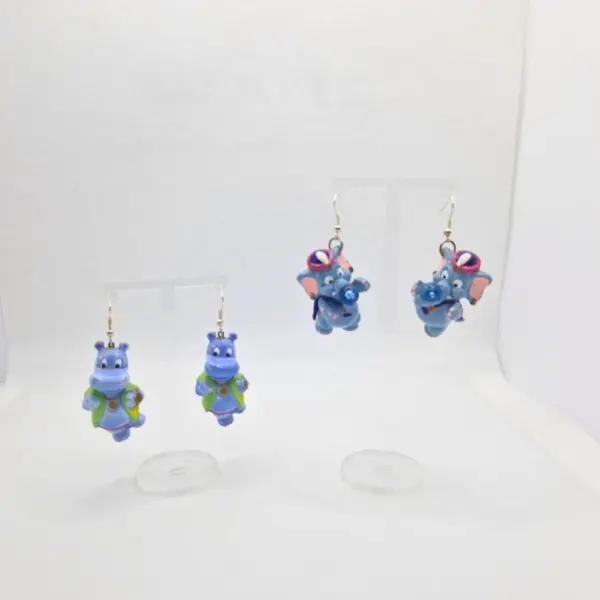 Ohrring Hippo – Bild 3